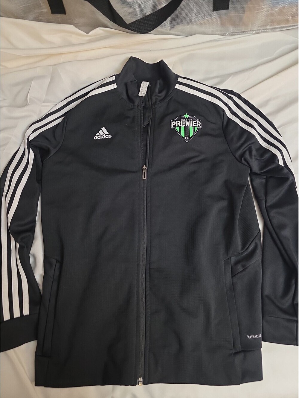 Adidas Phoenix Premier FC Soccer Track Jacket Men's Black Full Zip